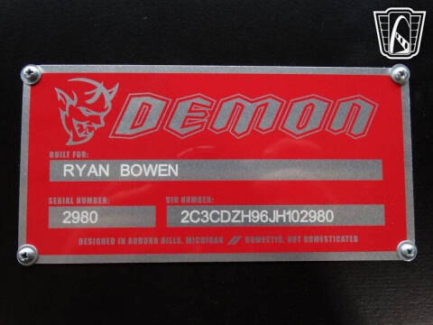 2018 Dodge Challenger SRT Demon