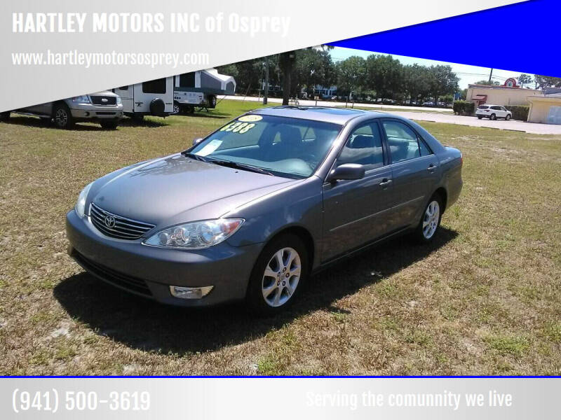 2005 Toyota Camry for sale at HARTLEY MOTORS INC in Arcadia FL