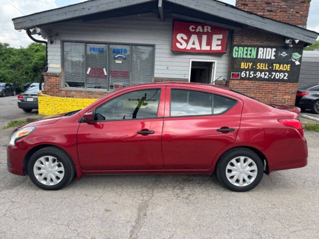 2019 Nissan Versa for sale at Green Ride LLC in NASHVILLE, TN