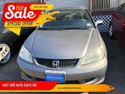 2004 Honda Civic for sale at EAST SIDE AUTO SALES INC in Paterson NJ