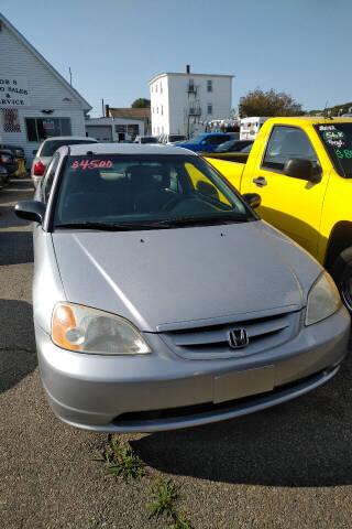 2002 Honda Civic for sale at Bob Luongo's Auto Sales in Fall River MA