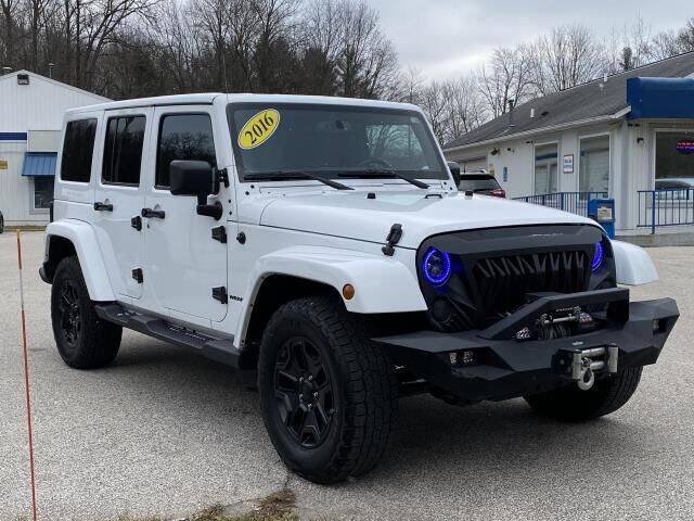2016 Jeep Wrangler Unlimited for sale at Betten Baker Preowned Center in Twin Lake MI