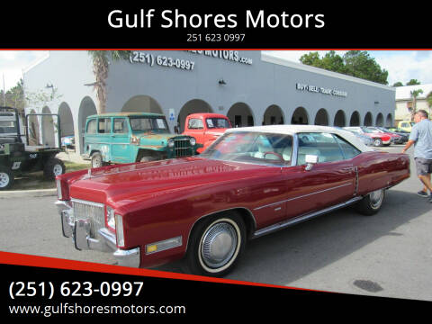 1971 Cadillac Eldorado for sale at Gulf Shores Motors in Gulf Shores AL
