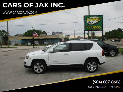 2016 Jeep Compass for sale at CARS OF JAX INC. in Jacksonville FL