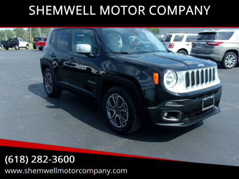 2016 Jeep Renegade for sale at SHEMWELL MOTOR COMPANY in Red Bud IL