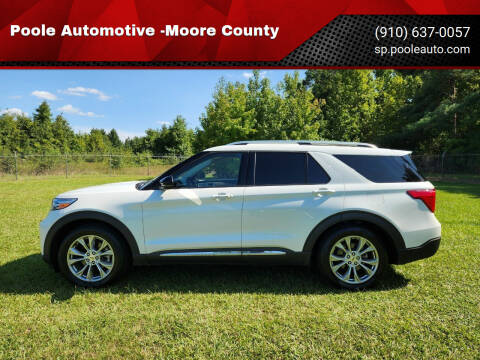 2021 Ford Explorer for sale at Poole Automotive -Moore County in Aberdeen NC