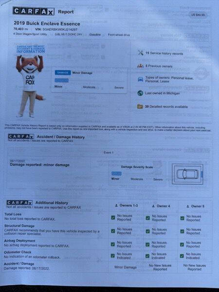 2019 Buick Enclave Essence