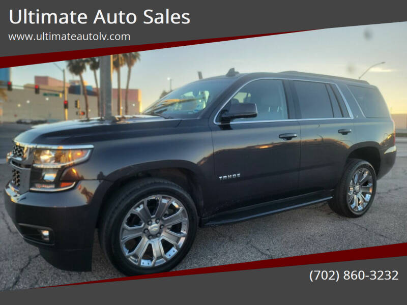 2017 Chevrolet Tahoe for sale at Ultimate Auto Sales in Las Vegas NV