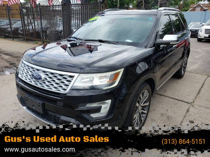2016 Ford Explorer for sale at Gus's Used Auto Sales in Detroit MI