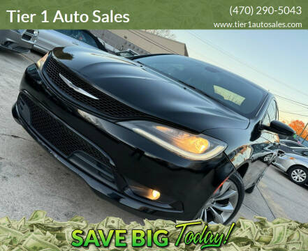 2015 Chrysler 200 for sale at Tier 1 Auto Sales in Gainesville GA