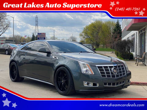 2012 Cadillac CTS for sale at Great Lakes Auto Superstore in Waterford Township MI