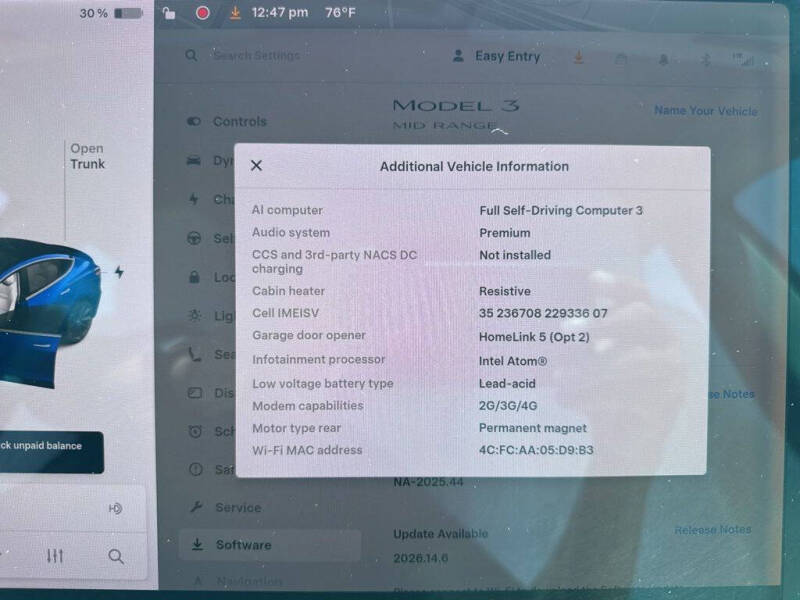 2018 Tesla Model 3 Mid Range