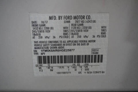 2017 Ford Explorer Police Interceptor Utility