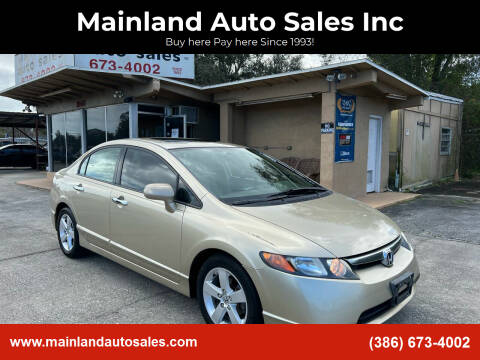 2007 Honda Civic for sale at Mainland Auto Sales Inc in Daytona Beach FL