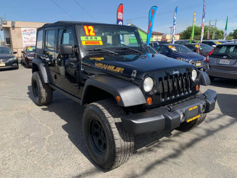 2012 Jeep Wrangler Unlimited for sale at Super Car Sales Inc. - Modesto in Modesto CA