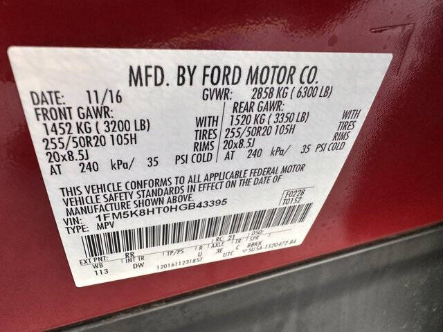 2017 Ford Explorer Platinum