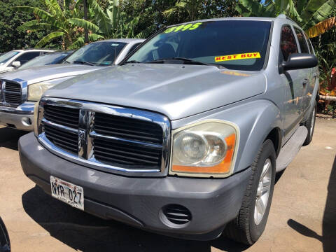 2005 Dodge Durango for sale at PACIFIC ISLAND AUTO SALES in Wahiawa HI