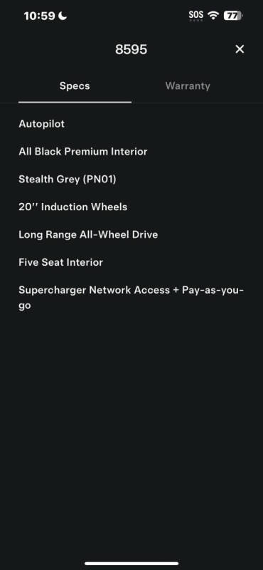 2024 Tesla Model Y Long Range