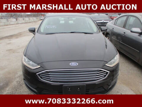 2017 Ford Fusion for sale at First Marshall Auto Auction in Harvey IL