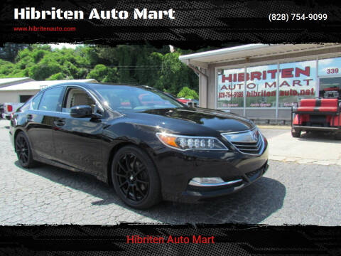 2016 Acura RLX for sale at Hibriten Auto Mart in Lenoir NC