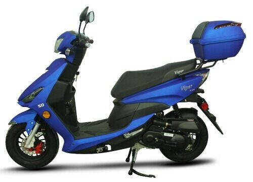 2019 50cc Viper Matte Finish 4  Stroke Moped Scooter