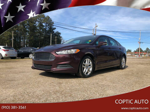 2013 Ford Fusion for sale at Coptic Auto in Wilson NC