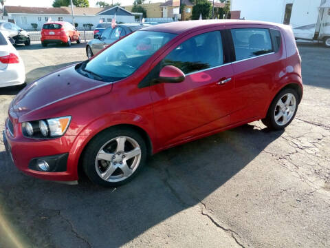 2013 Chevrolet Sonic for sale at Alpha 1 Automotive Group in Hemet CA