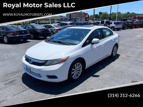 2012 Honda Civic for sale at Royal Motor Sales LLC in Saint Louis MO