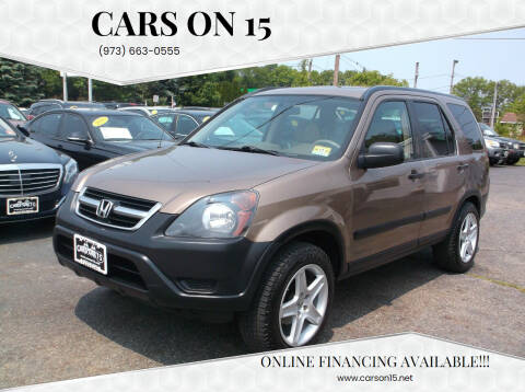 2003 Honda CR-V for sale at Cars On 15 in Lake Hopatcong NJ