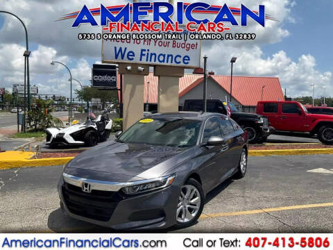 2019 Honda Accord for sale at American Financial Cars in Orlando FL