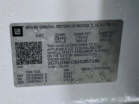 2018 GMC Sierra 1500