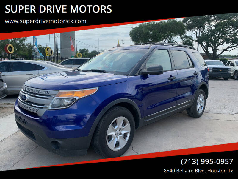 2013 Ford Explorer for sale at SUPER DRIVE MOTORS in Houston TX