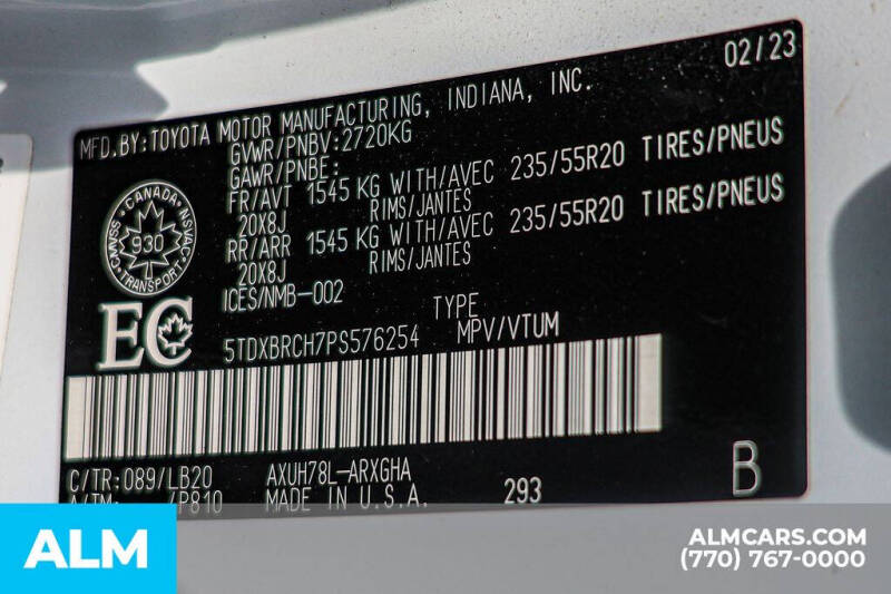 2023 Toyota Highlander Hybrid Limited