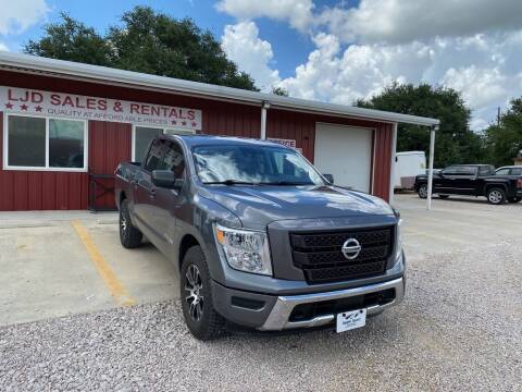 2022 Nissan Titan for sale at LJD Sales in Lampasas TX