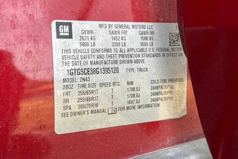 2016 GMC Canyon