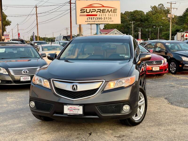 2014 Acura RDX for sale at Supreme Auto Sales in Chesapeake VA