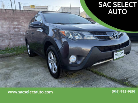 2014 Toyota RAV4 for sale at SAC SELECT AUTO in Sacramento CA