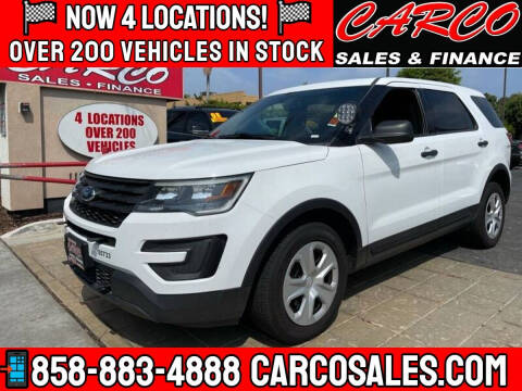 2016 Ford Explorer for sale at CARCO OF POWAY in Poway CA
