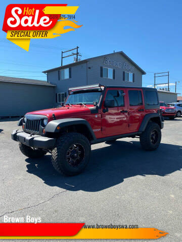 2011 Jeep Wrangler Unlimited for sale at Brown Boys in Yakima WA