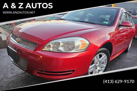 2013 Chevrolet Impala for sale at A & Z AUTOS in Westfield MA