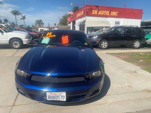 2011 Ford Mustang for sale at 3K Auto in Escondido CA