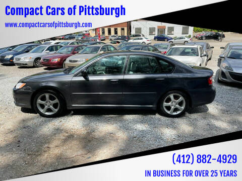 2009 Subaru Legacy for sale at Compact Cars of Pittsburgh in Pittsburgh PA