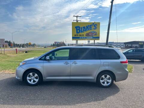 2011 Toyota Sienna for sale at Blake's Auto Sales LLC in Rice Lake WI