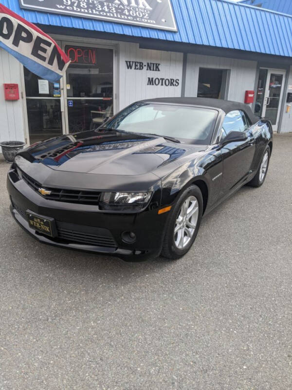 2015 Chevrolet Camaro for sale at WEB NIK Motors in Fitchburg MA
