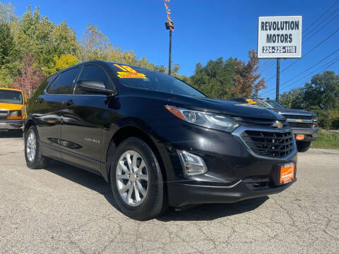 2018 Chevrolet Equinox for sale at REVOLUTION MOTORS LLC in Waukegan IL