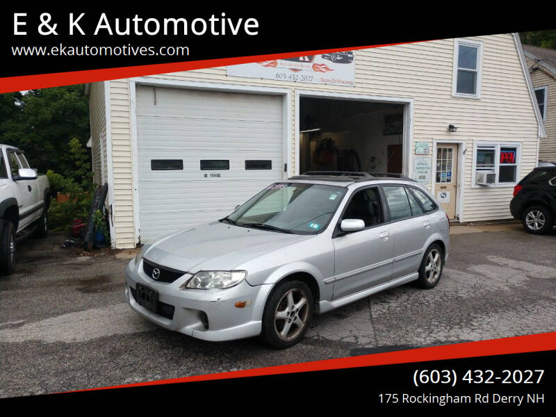 2002 Mazda Protege5 for sale at E & K Automotive in Derry NH