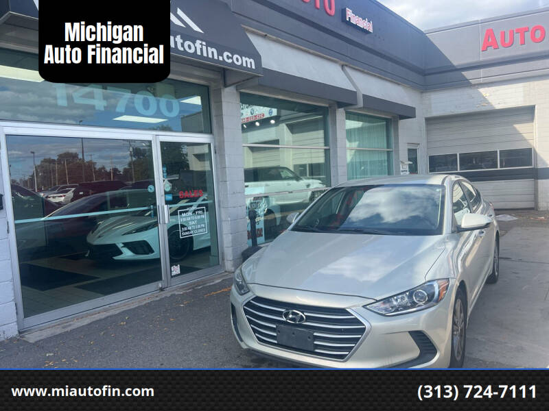 2017 Hyundai Elantra for sale at Michigan Auto Financial in Dearborn MI