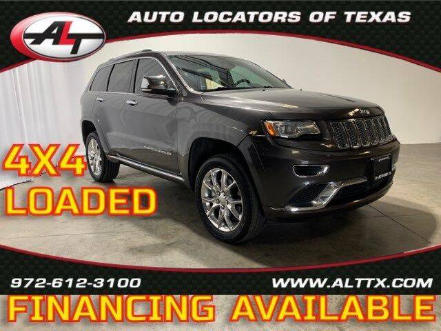 2014 Jeep Grand Cherokee for sale at AUTO LOCATORS OF TEXAS in Plano TX