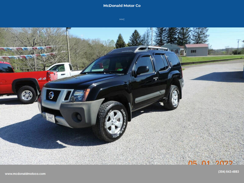 2013 Nissan Xterra for sale at McDonald Motor Co in Harrisville WV