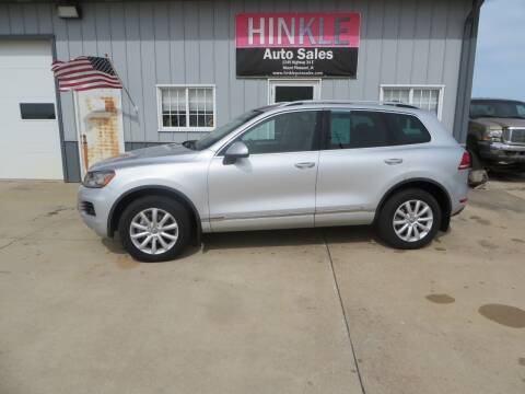 2012 Volkswagen Touareg for sale at Hinkle Auto Sales in Mount Pleasant IA